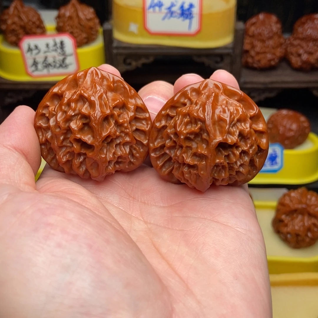 吊坠文玩核桃44龙鳞