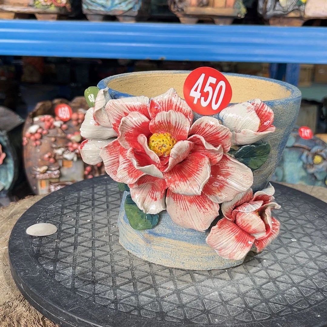 450 号陶然花器手工花盆