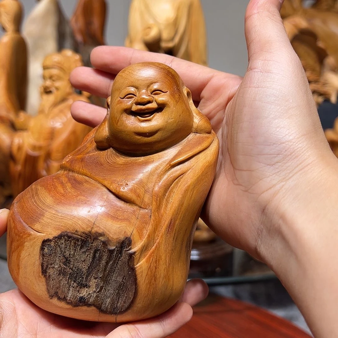 柏木崖柏木手把件摆件