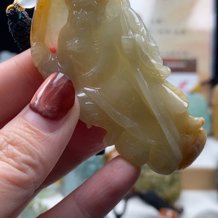 翡翠未镶嵌颈饰翡翠挂件