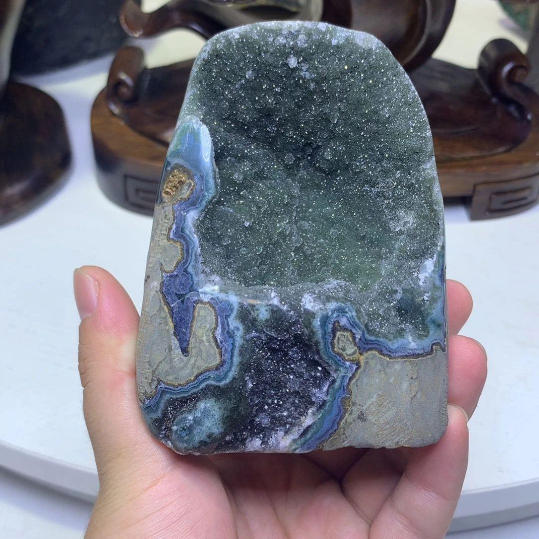 紫晶摆件未镶嵌琳*子乌拉圭水晶
