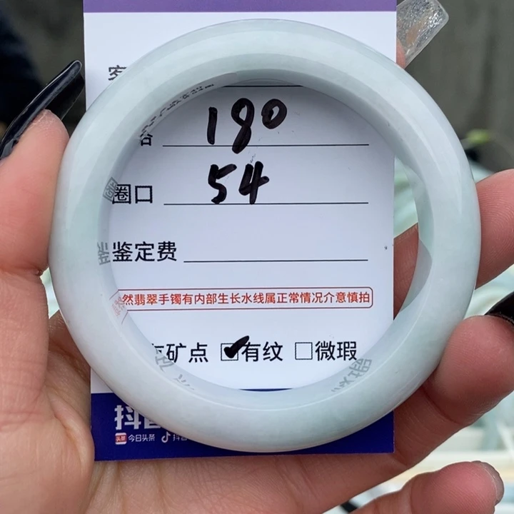 翡翠未镶嵌手镯A货