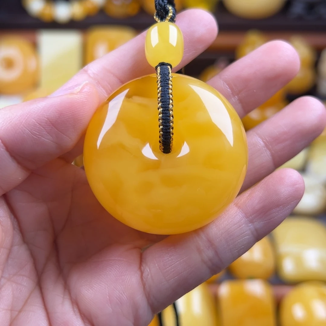 未镶嵌颈饰琥珀纯天然琥珀蜜蜡无优化