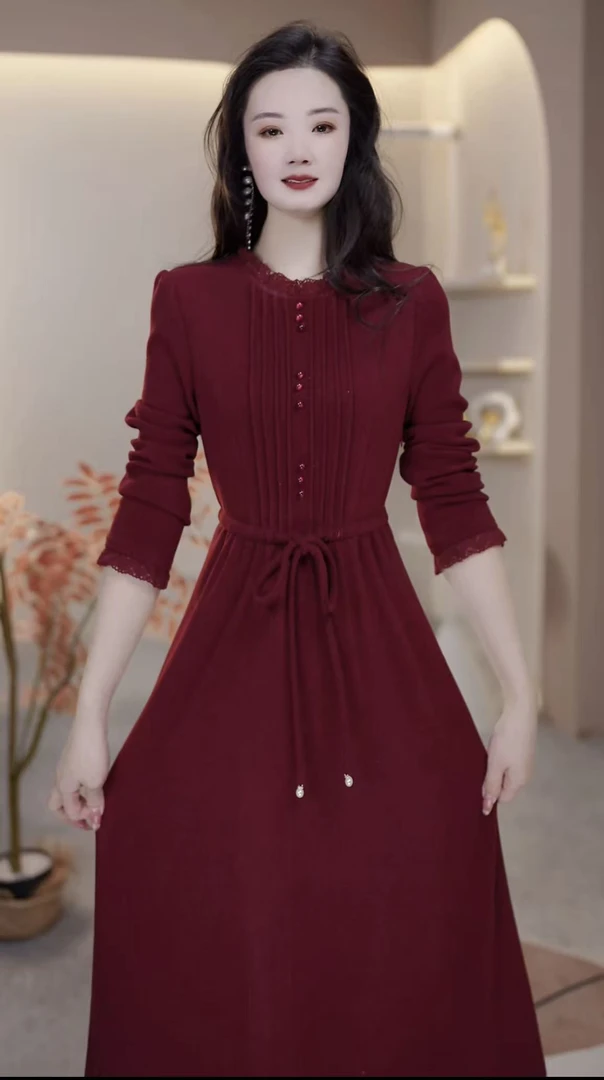 【玥欣服饰】X617  #  新款  2025 减龄  优雅 连衣裙
