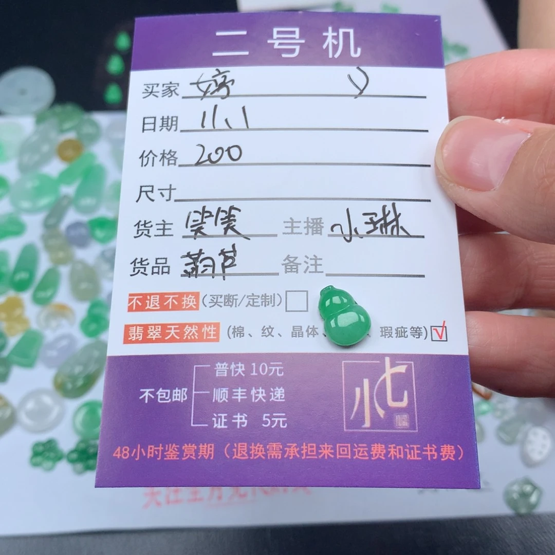 颈饰未镶嵌翡翠婷翡翠