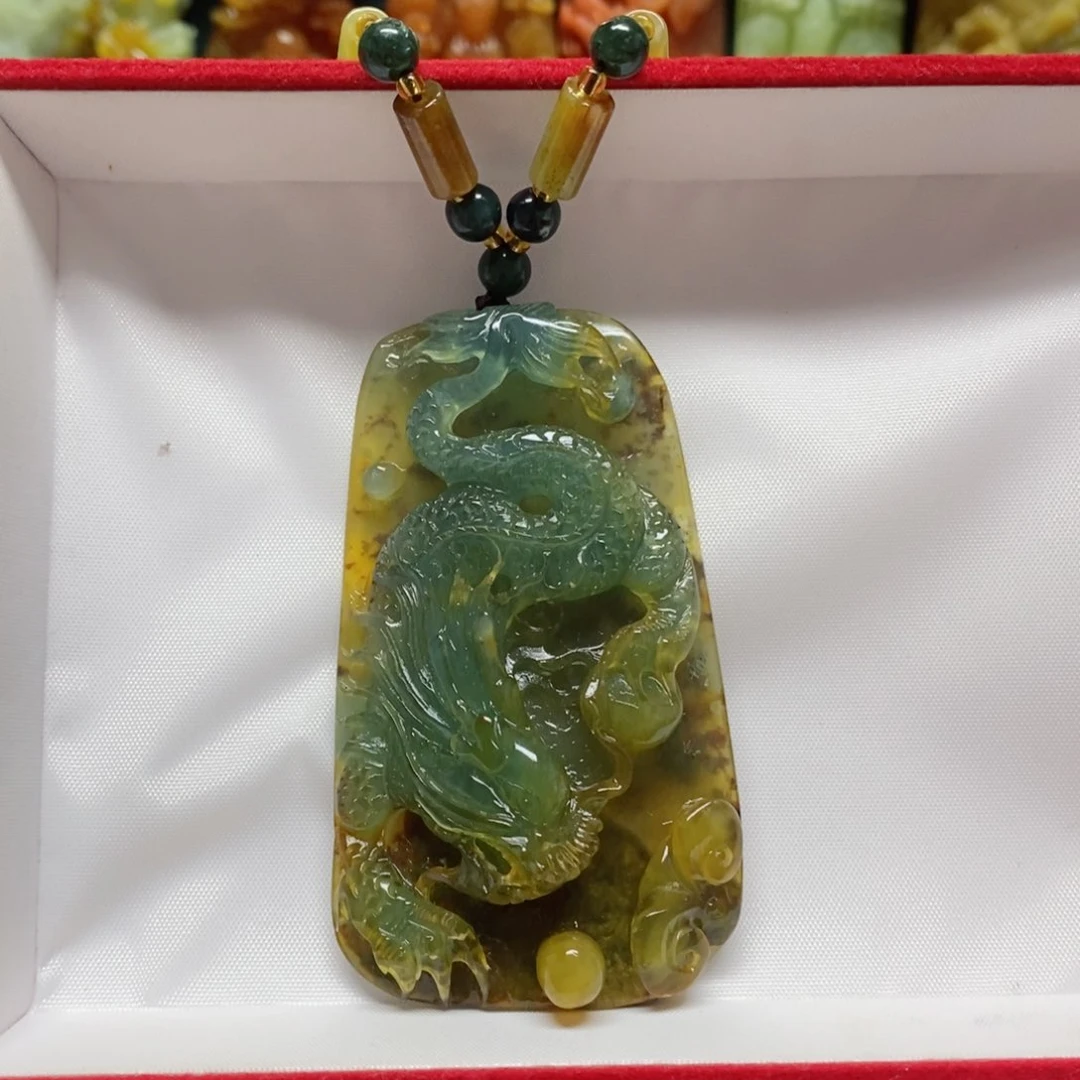 岫玉吊坠(赠链)未镶嵌汪*利