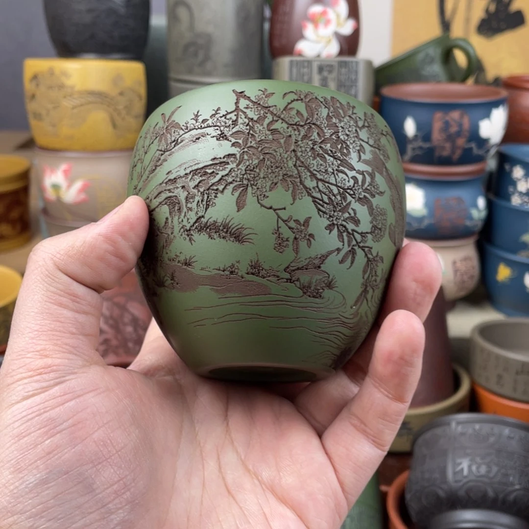 紫砂茶杯紫砂茶杯