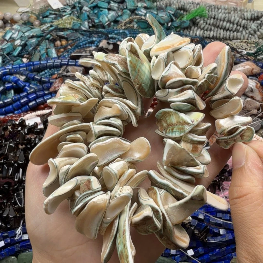 水晶珠宝半成品未镶嵌天然绿萝部落风一条