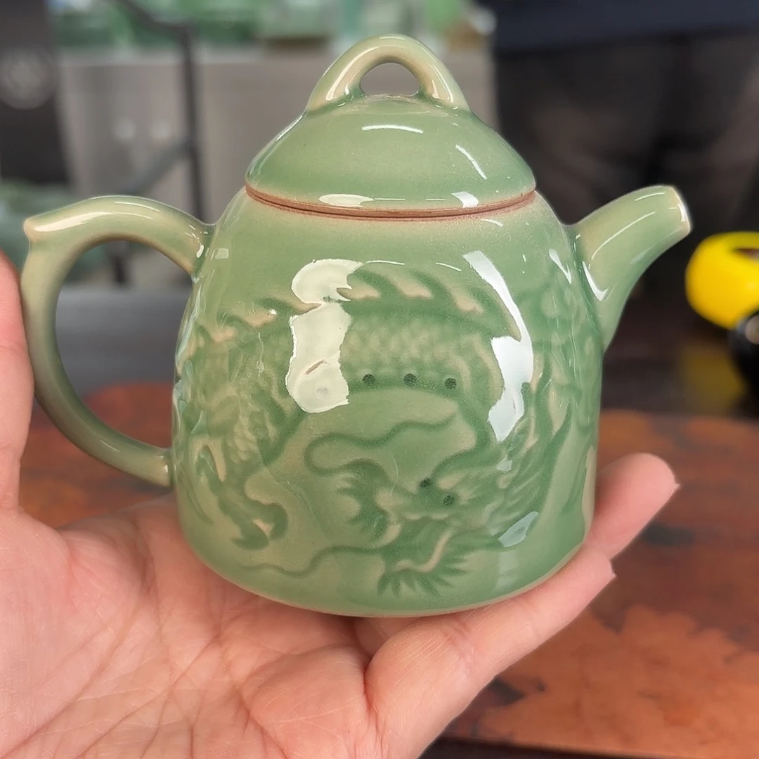 龙泉云间青瓷小米茶器