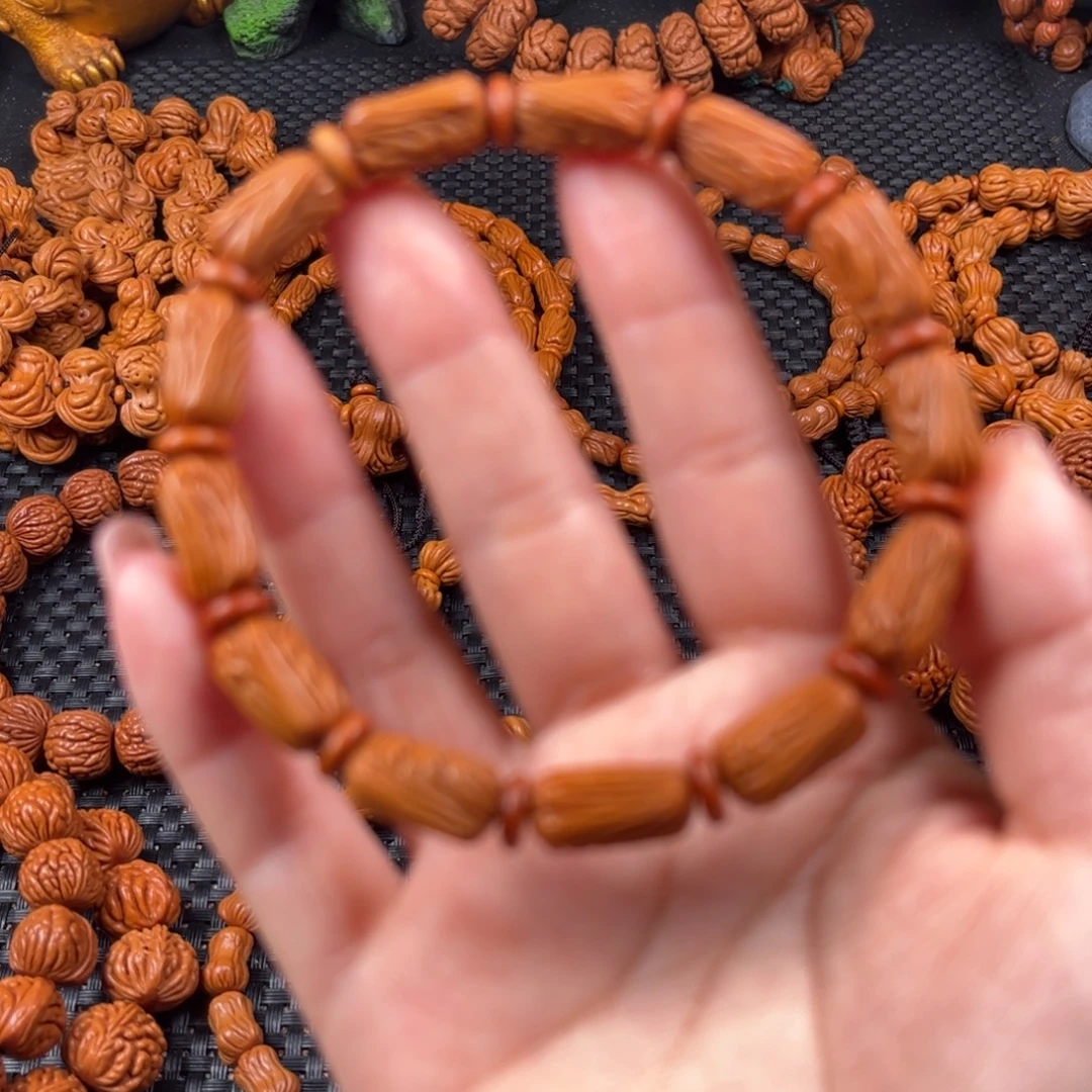 桃核手串Y12链接手串
