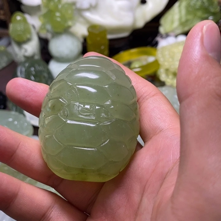 岫玉未镶嵌岫玉颈饰