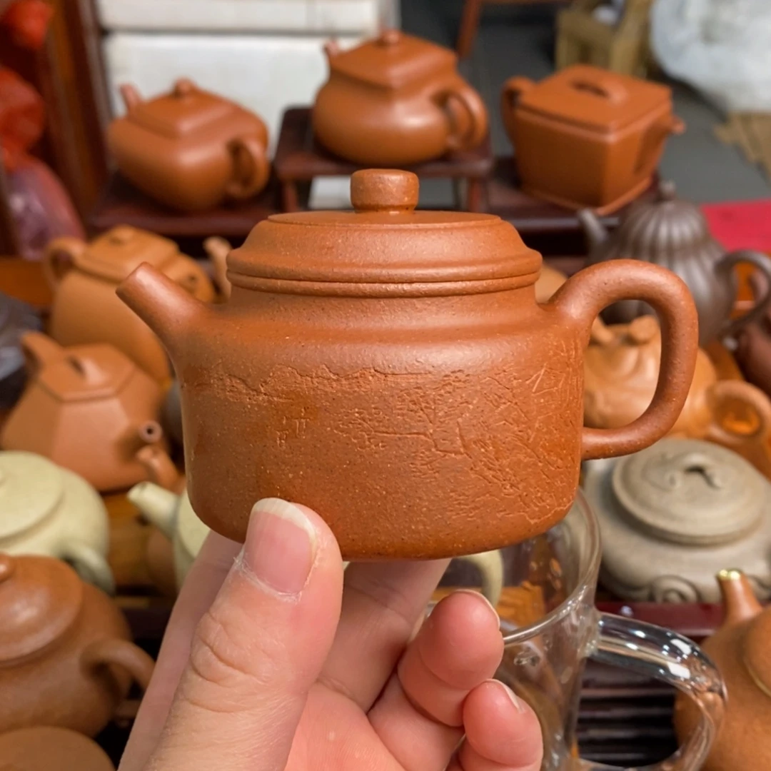 用***1茶壶紫砂紫砂壶红黄泥德中