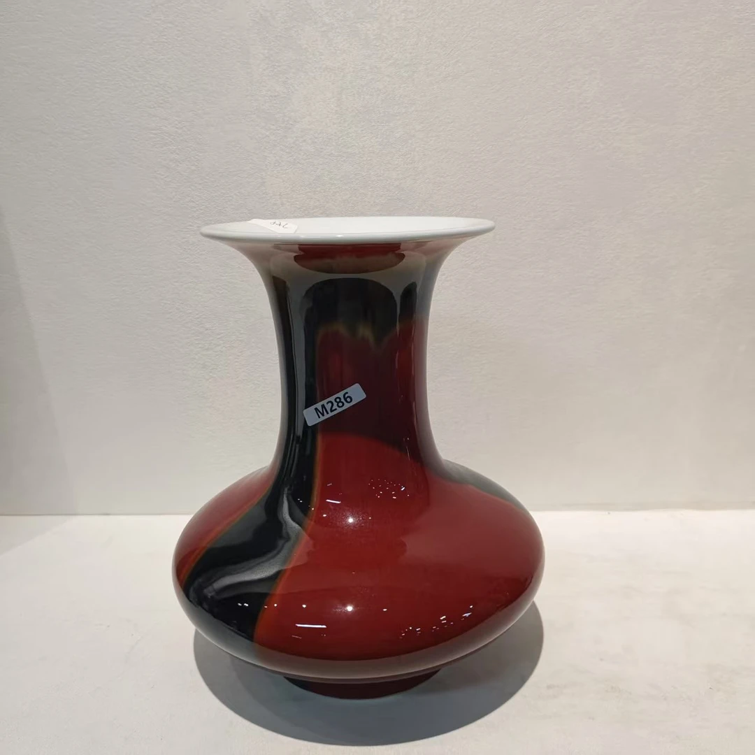 景德镇陶瓷颜色釉赏瓶286