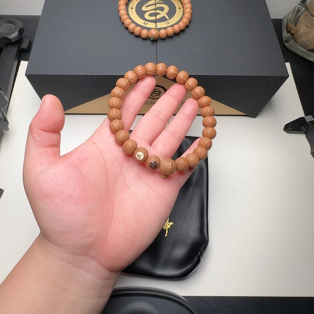 赤***赤猴头核桃手串冯战神猴头精品手串