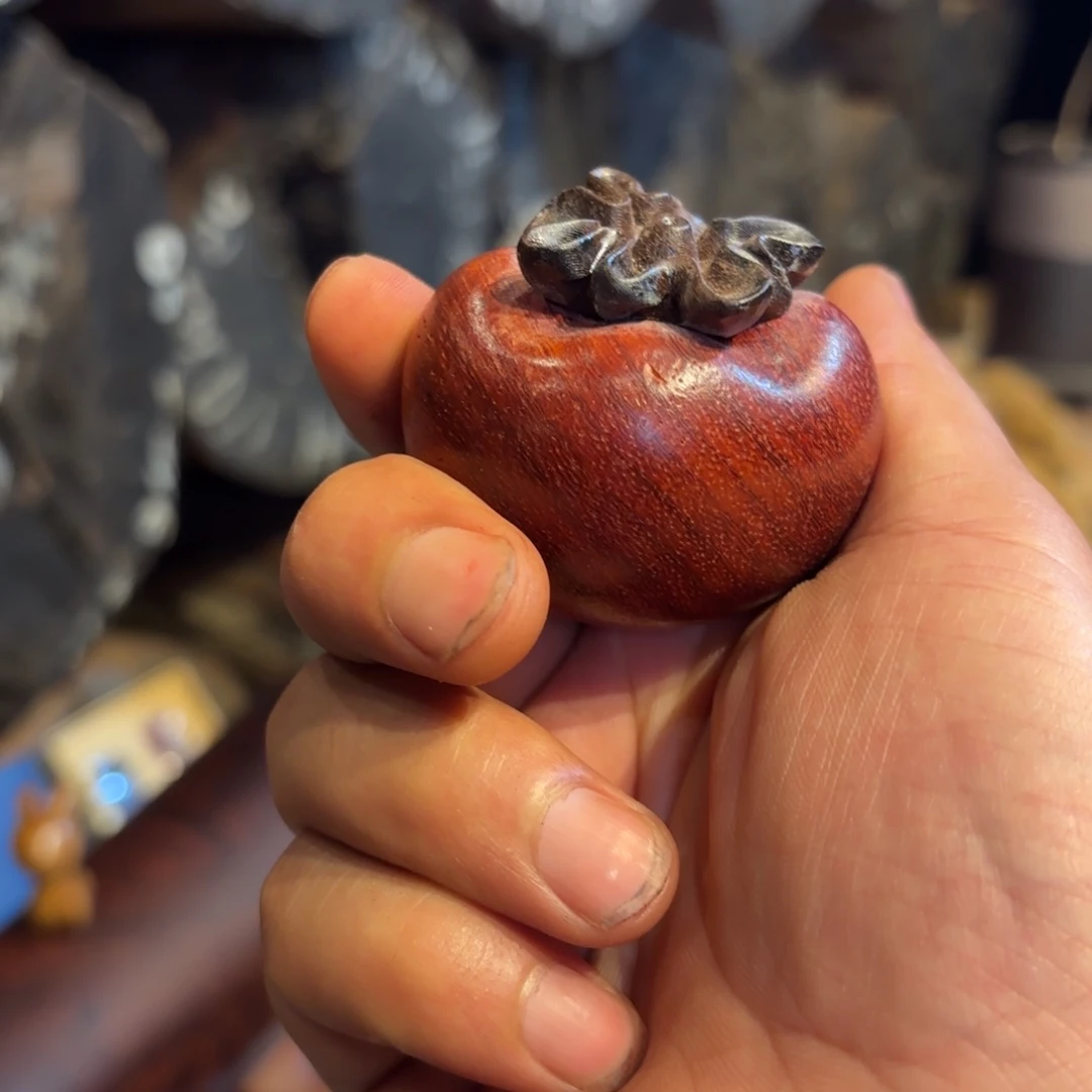 一物一拍花梨编码柿子