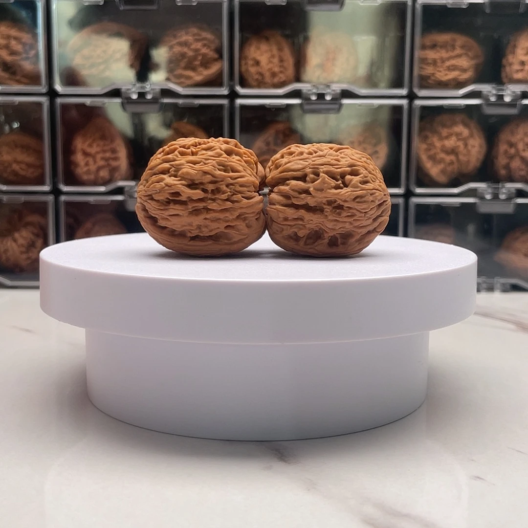 吊坠文玩核桃36X3637拉丝凹底炮弹疆