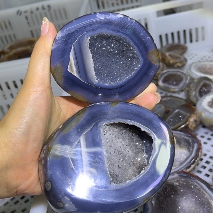 水晶发饰未镶嵌灰晶盆