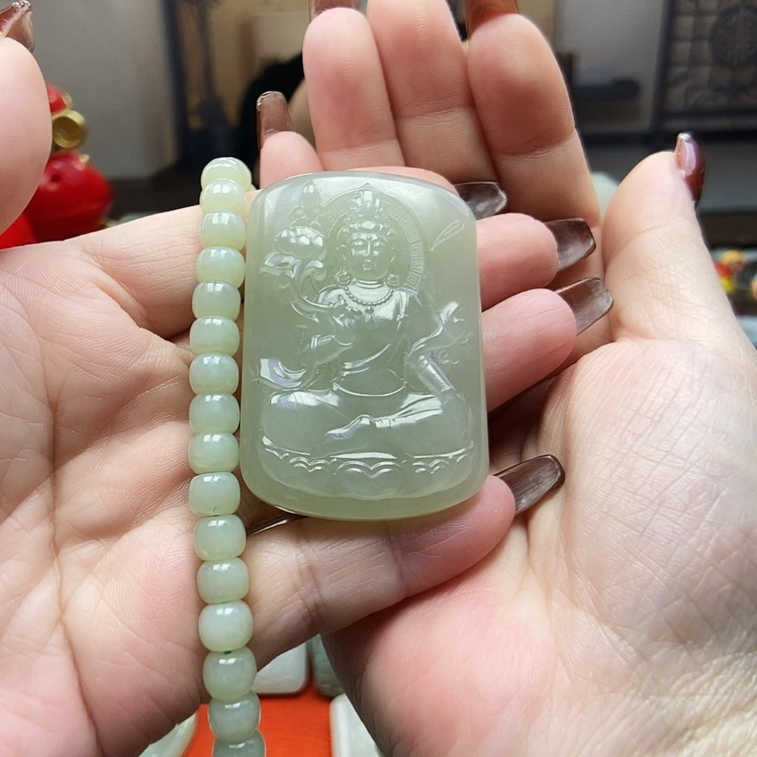 颈饰未镶嵌和田玉阿***歌