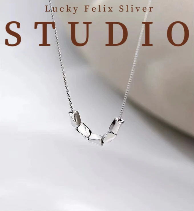 坠链均925银 L&F【转运珠】通体纯银锁骨链百搭简约轻奢冷淡风精致