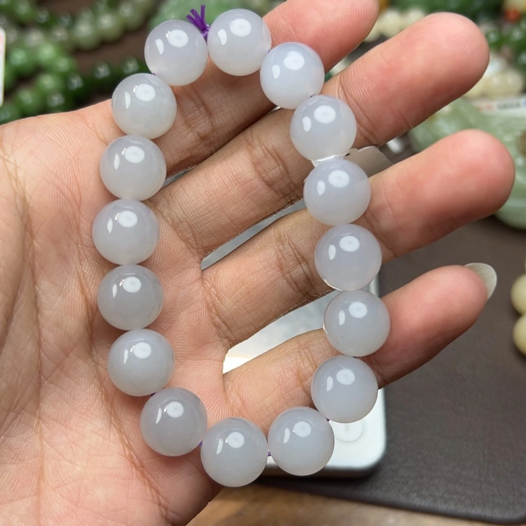 和田玉手链未镶嵌用****4