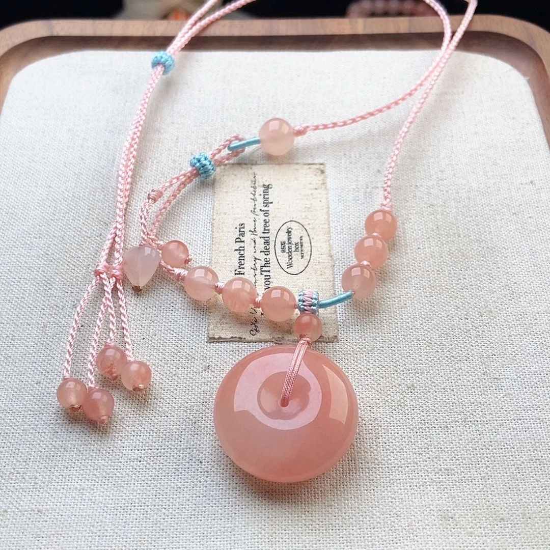 土***瓜石英质玉未镶嵌颈饰001