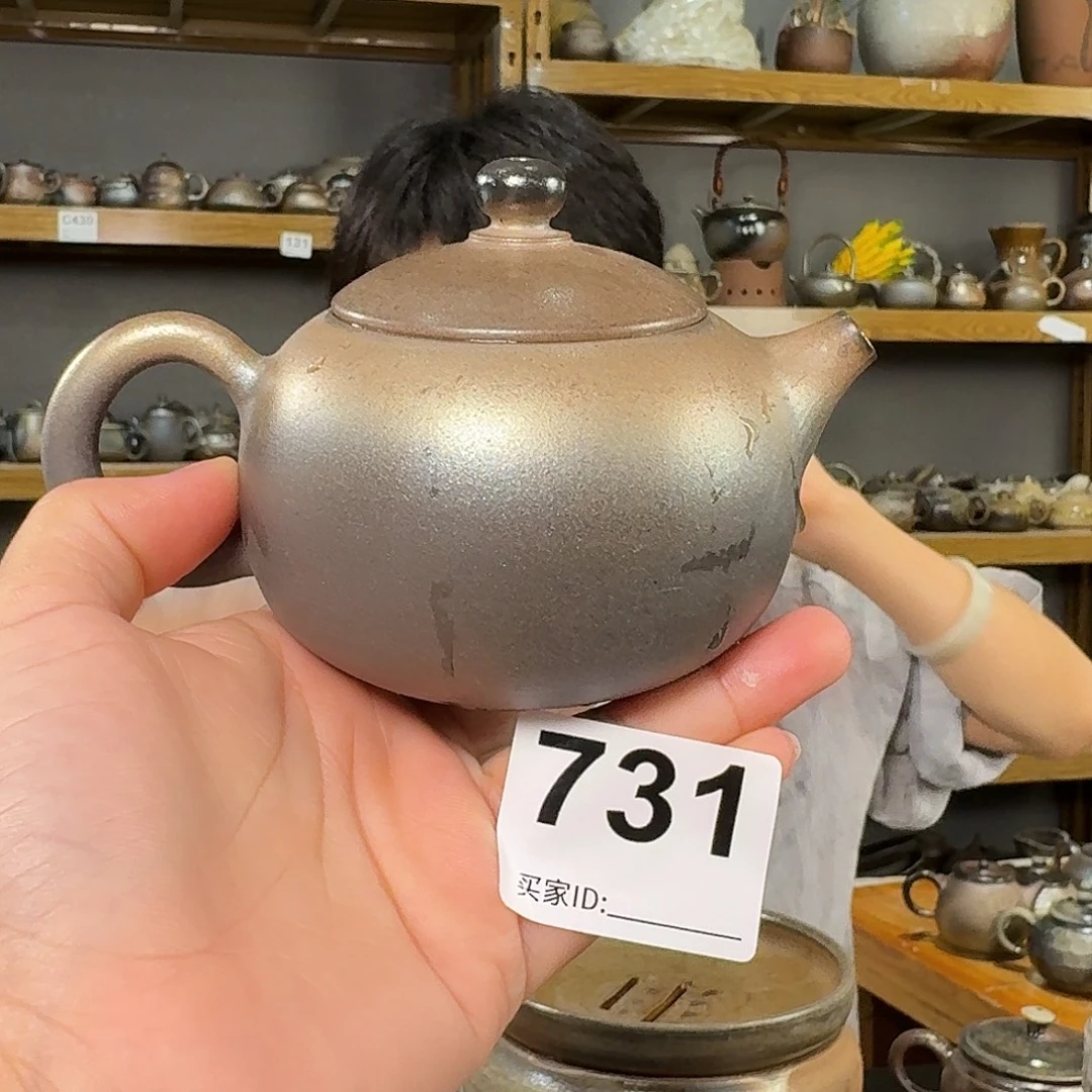 坭兴陶纯柴烧原矿泥料纯手工壶