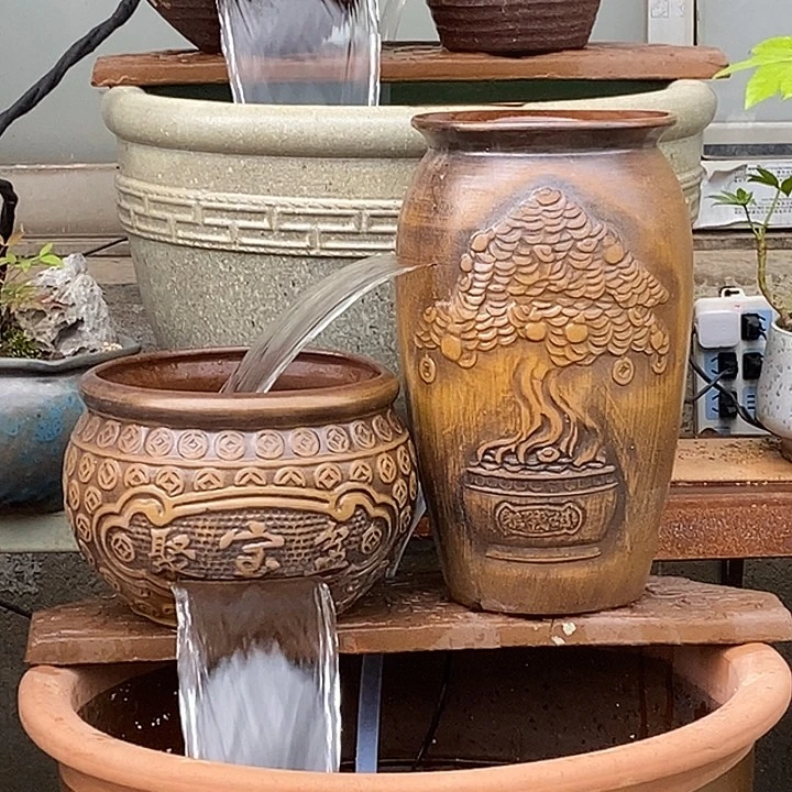 水泵40w，板60/20，弯头，摇钱树聚宝盆