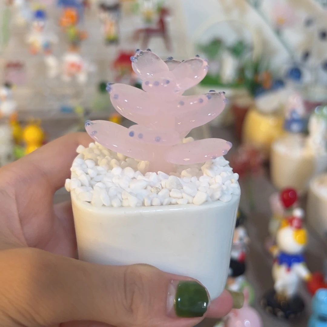 【闪购商品】琉璃手工艺品盆栽多肉