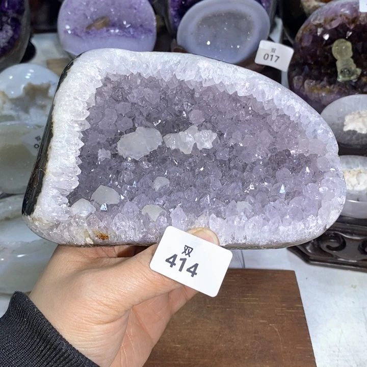 水晶大型摆件（非配饰）未镶嵌方解石