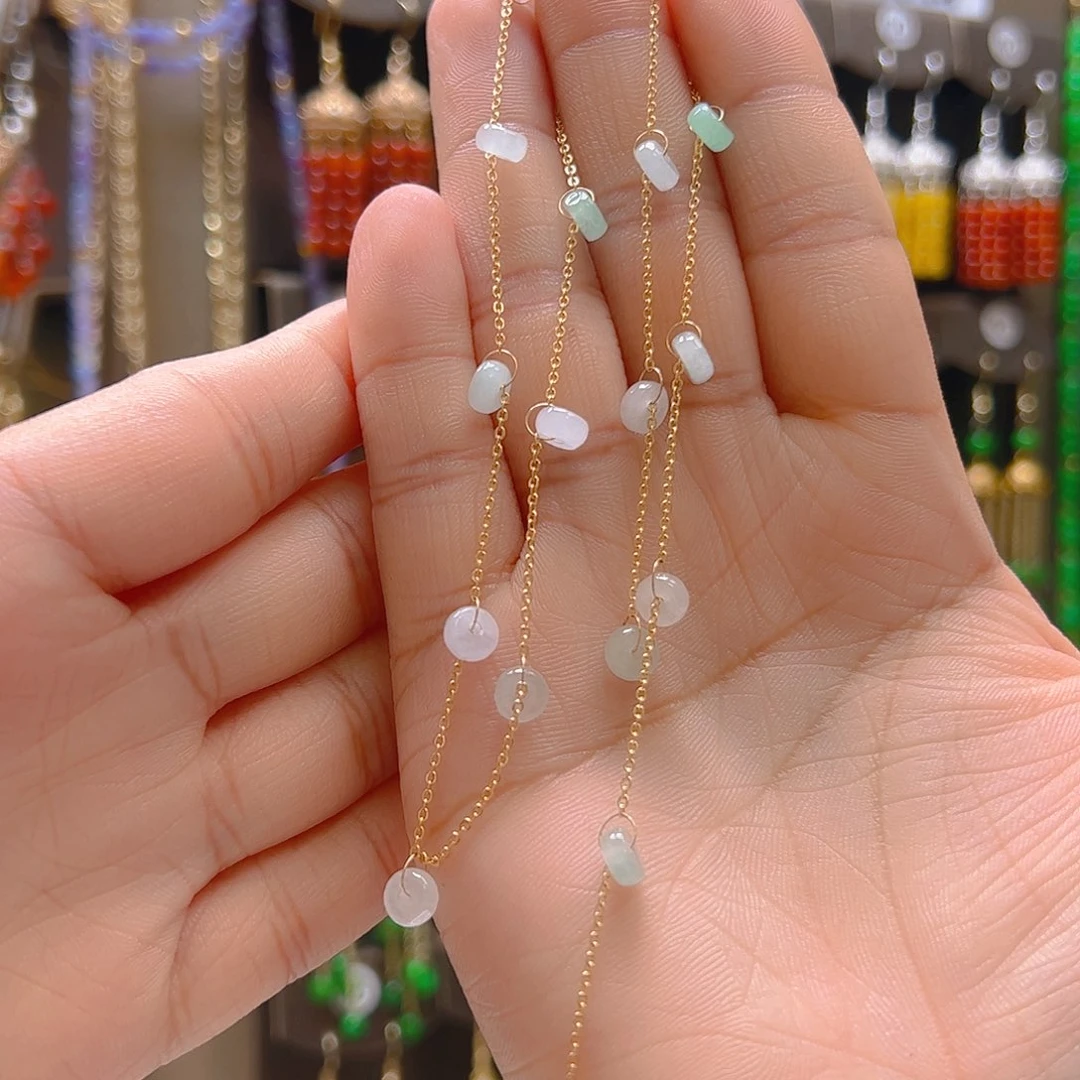 翡翠合金耳饰翡翠