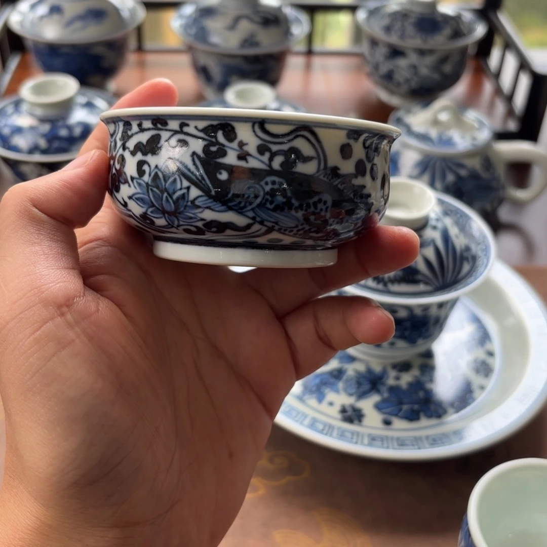 摆件景德镇手绘茶器