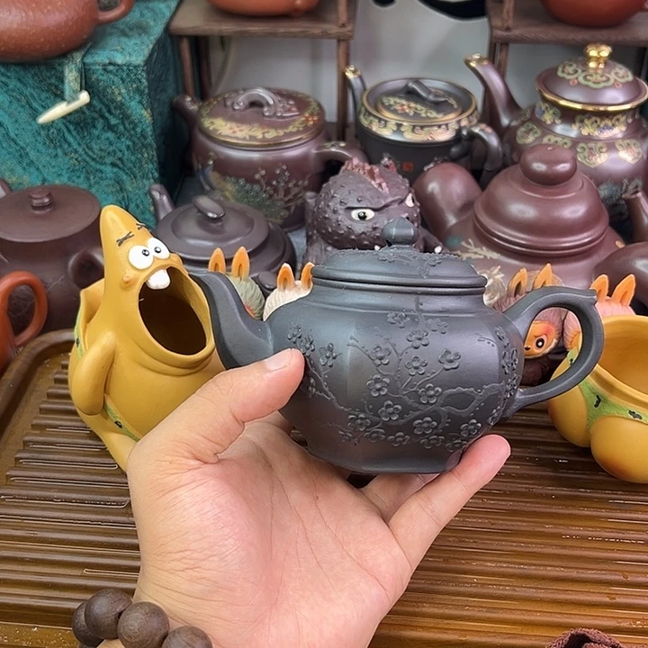 紫砂茶宠宜兴紫砂壶紫砂杯紫砂茶宠
