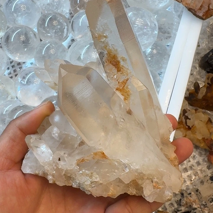 无***天未镶嵌珠宝半成品水晶