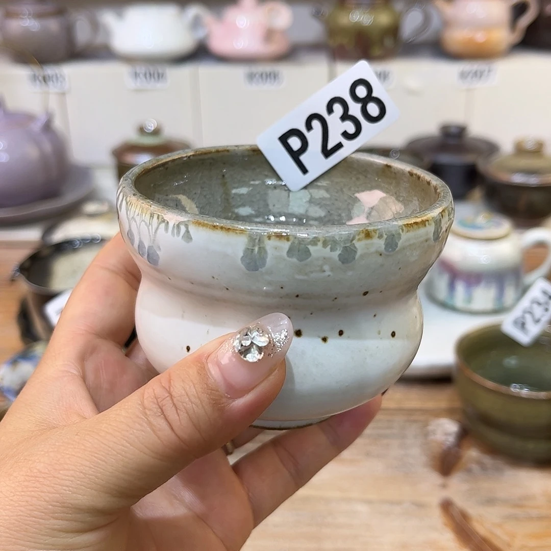 白泥茶杯陶瓷艺术