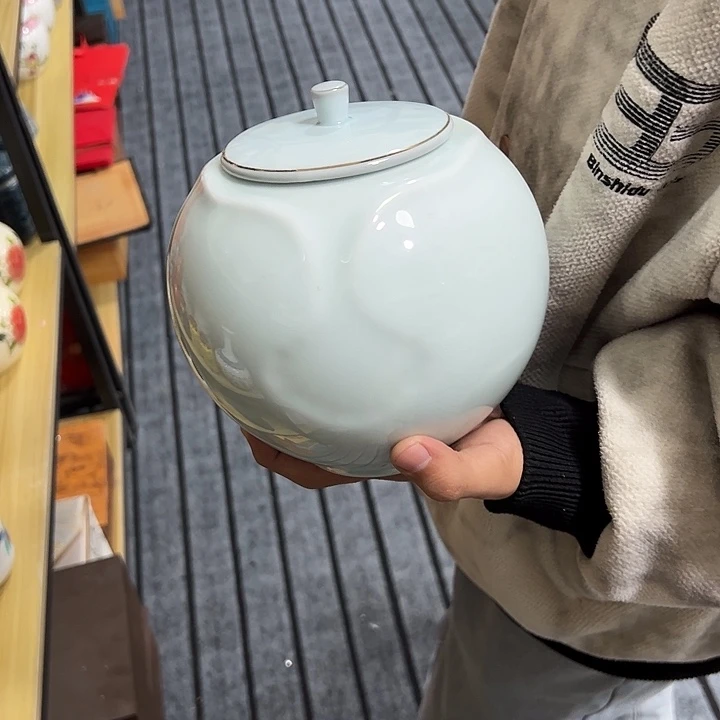 茶叶罐陶瓷家用储物罐瑕疵福利品介意勿拍