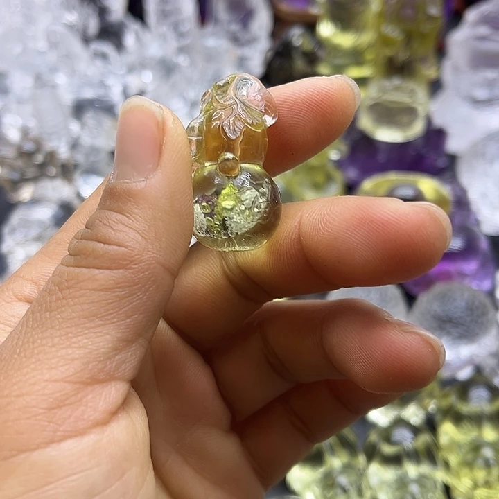 水晶摆件未镶嵌吊坠