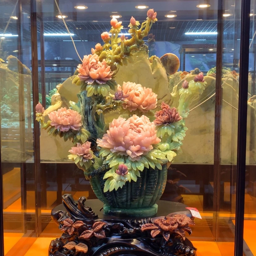 【闪购商品】蛇纹石玉未镶嵌摆件覆膜