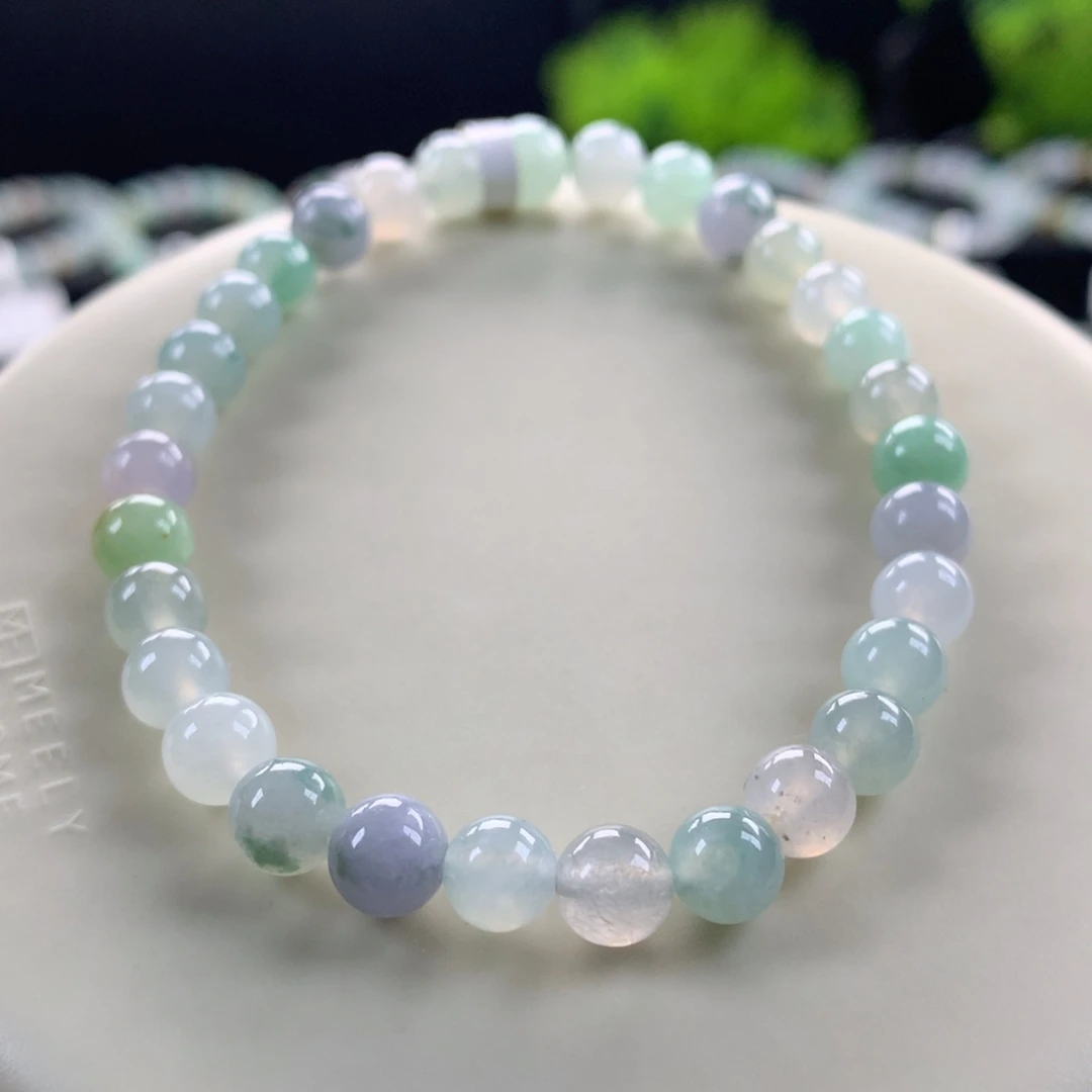 翡翠未镶嵌手链卡6