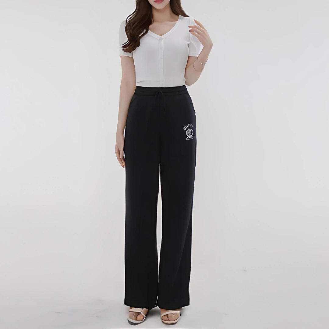 1044【针织阔腿裤】paul frank/大嘴猴扣号T恤卫衣短款印花夏