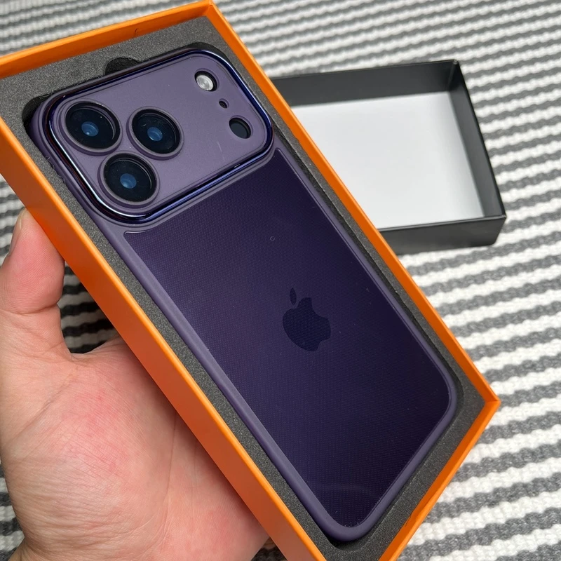 适用苹果17Pro手机壳时尚魅眼全包15防摔带镜头膜轻奢16新款软壳