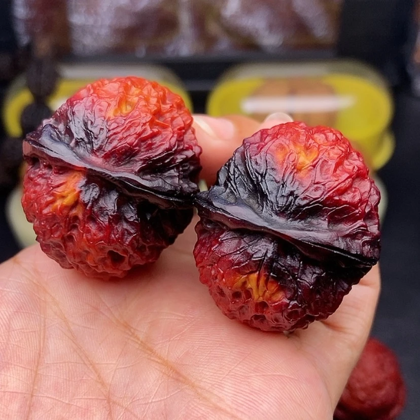 【闪购商品】文玩核桃把件38尺铁绣球