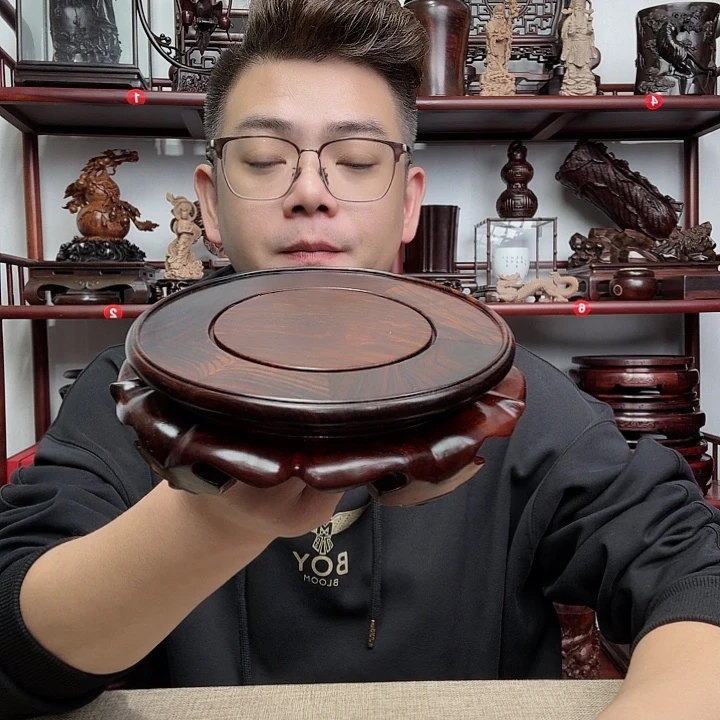 微凹黄檀工艺品底座