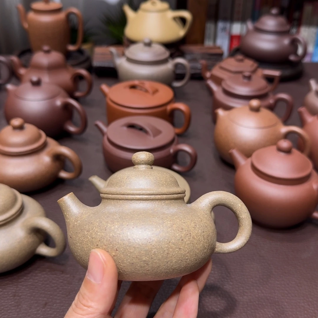 紫砂茶壶发****哮清降坡容天130cc