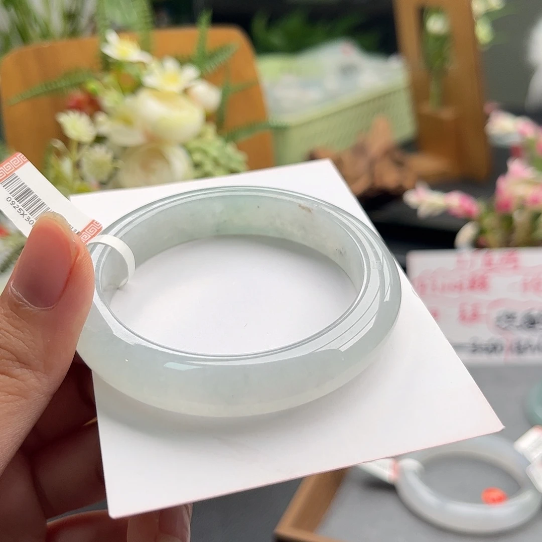 翡翠未镶嵌手镯52-53号33