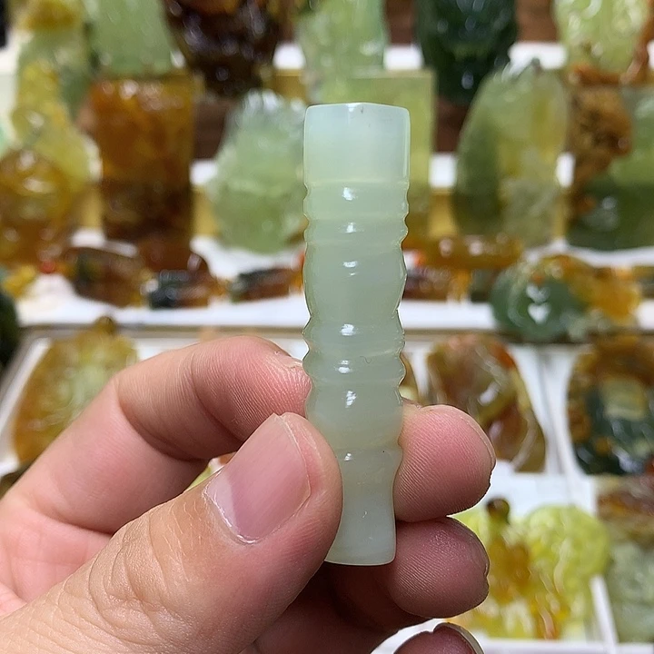 蛇纹石玉未镶嵌珠宝半成品