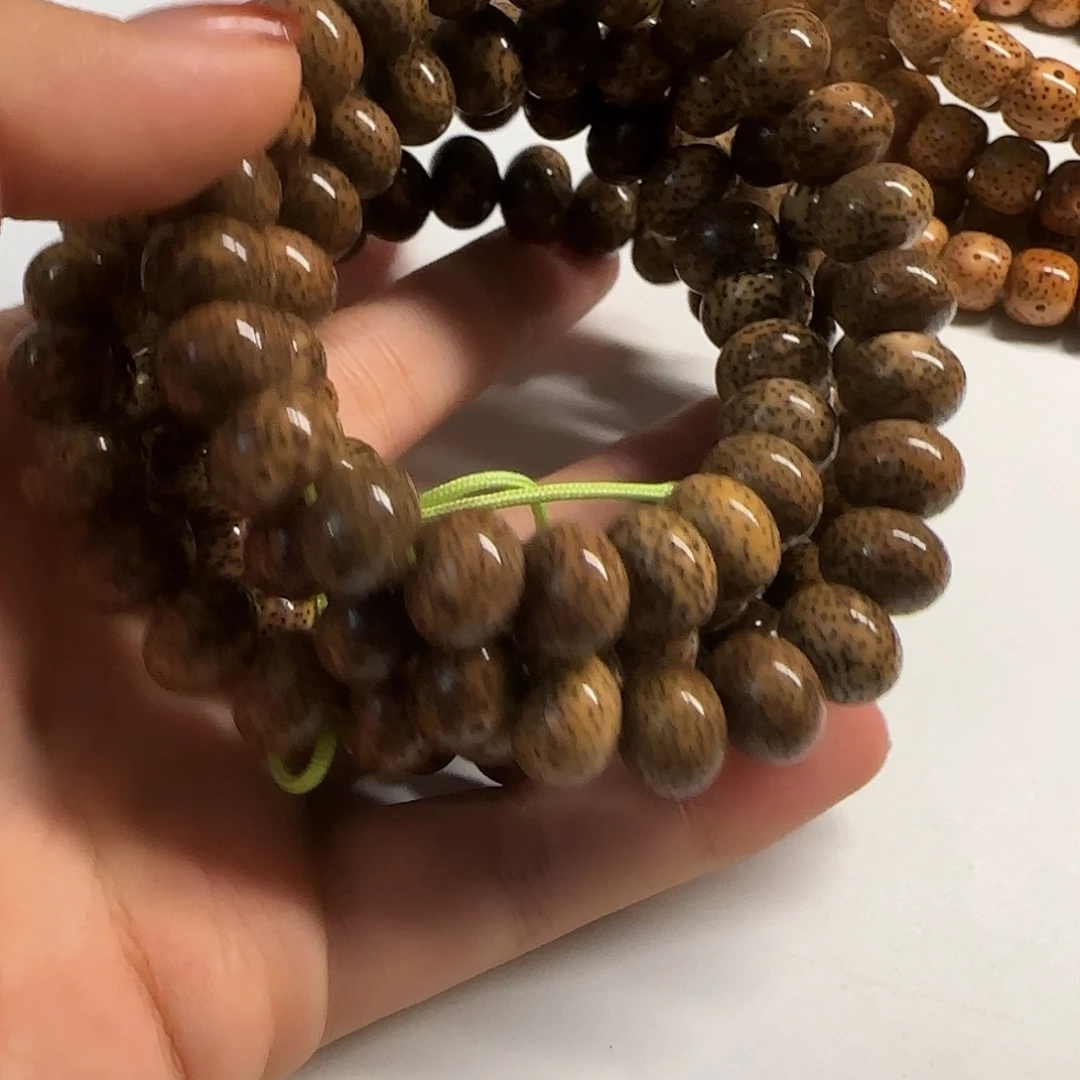 奔***菜吊坠星月菩提12*9陈籽