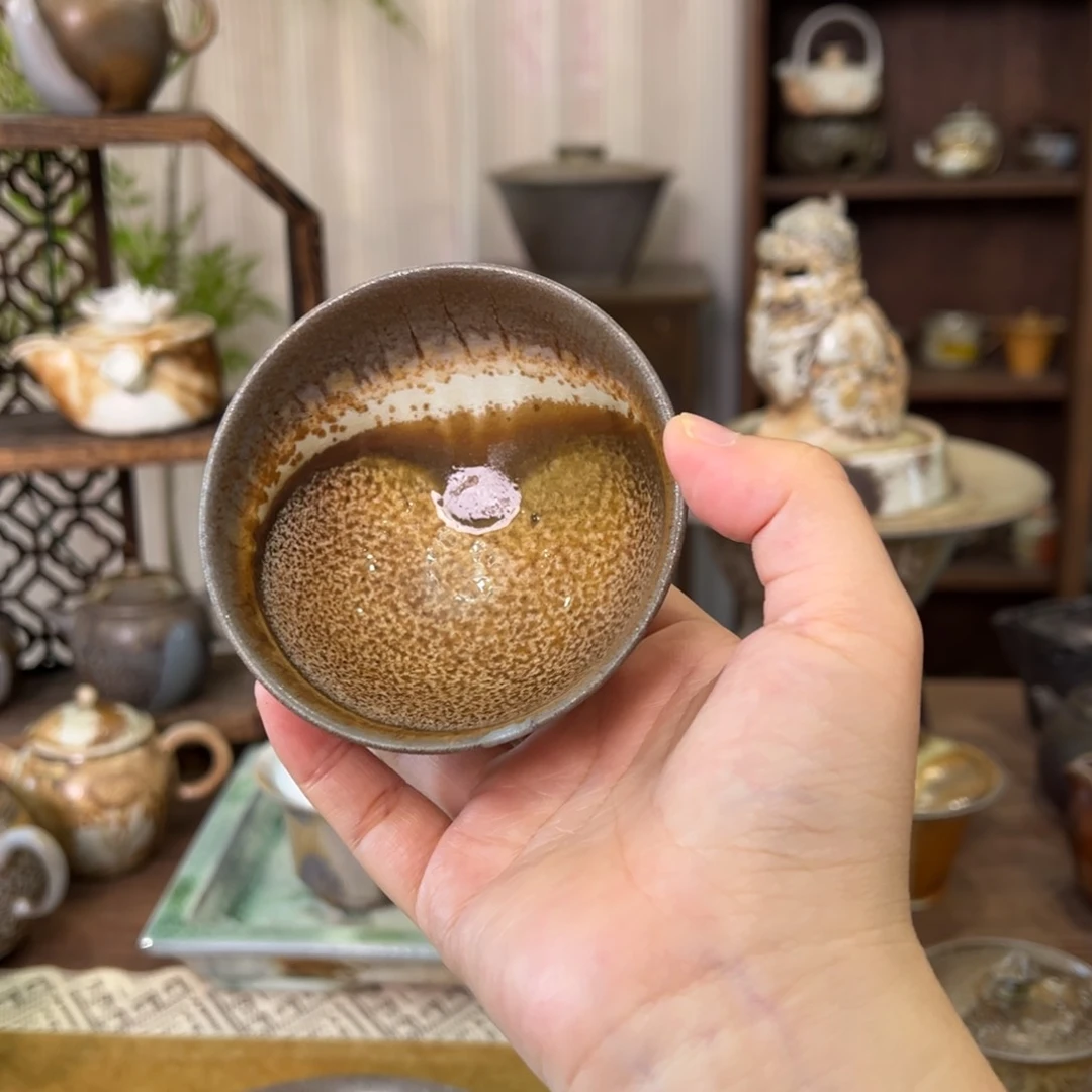 06中白重落灰主人杯