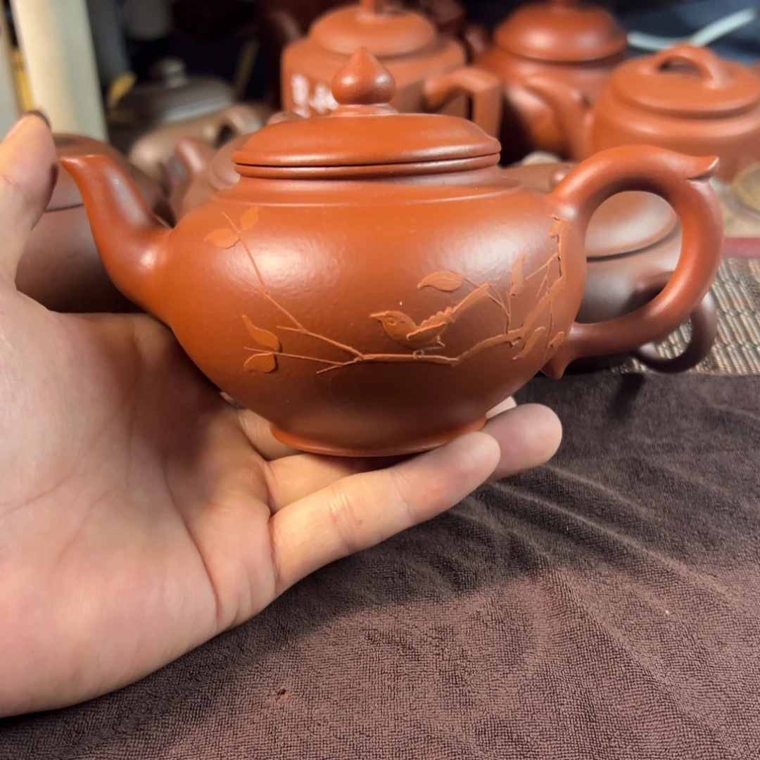 紫砂茶壶宜兴原矿紫砂壶350毫升容量