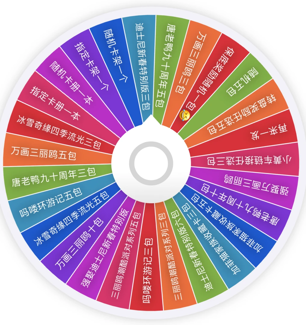 豪华转盘大乱斗（三丽鸥 迪士尼混池大乱斗可爱风卡牌 动漫类卡牌）