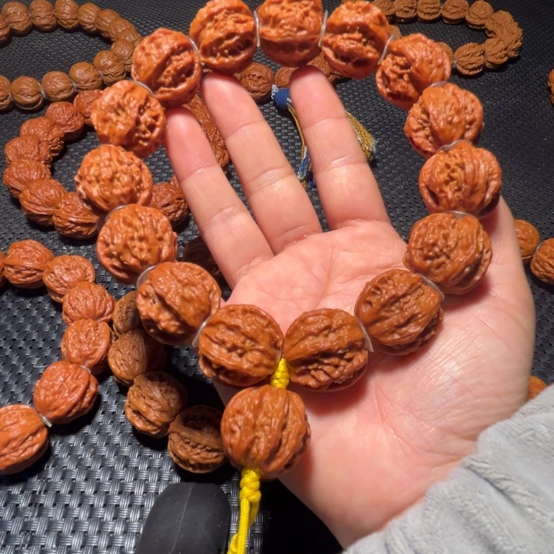 D***n文玩核桃吊坠正圆京八棱刺龙22➕